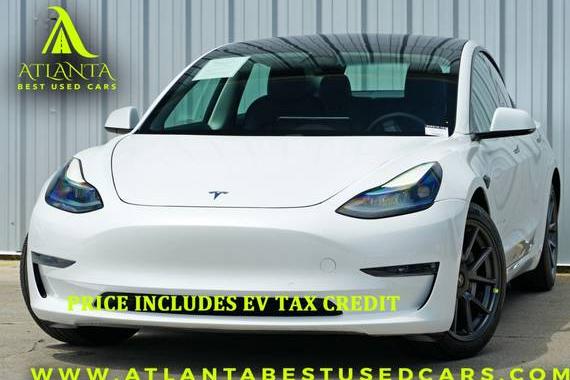 TESLA MODEL 3 2021 5YJ3E1EA0MF005518 image